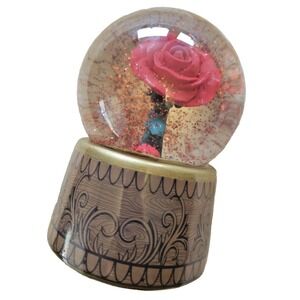Disney Beauty and the Beast Rose Snowglobe